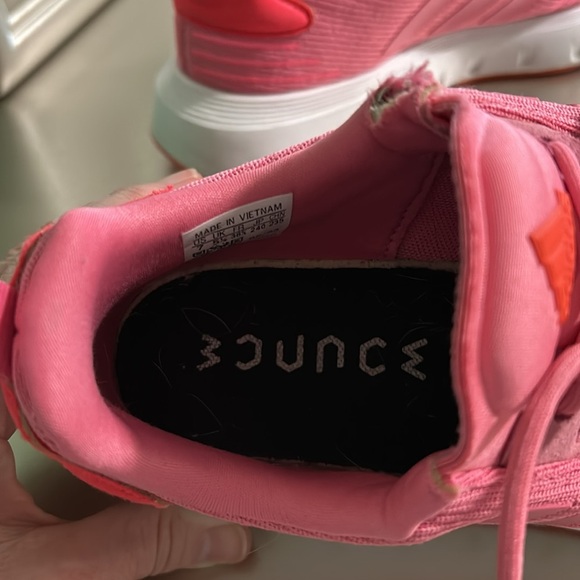 Adidas, hot pink and orange sneakers - Picture 9 of 10